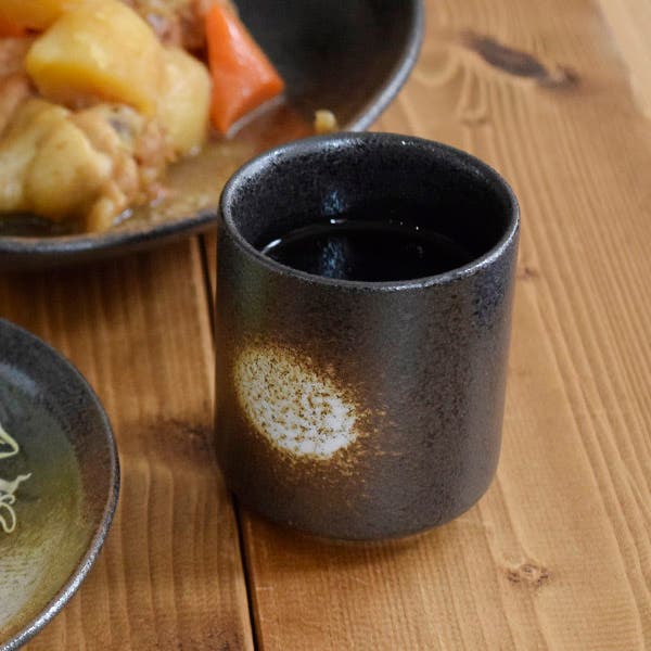 和食器 湯呑み 黒備前ゆのみ[品番：ADMH0001400]｜EAST table
