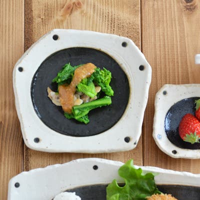 和食器 和黒 変形取り皿お皿[品番：ADMH0000756]｜TABLE WARE