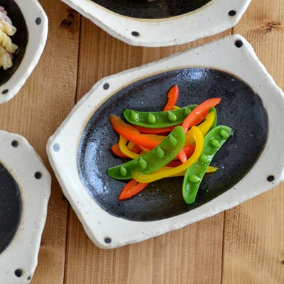 備前焼 前菜変形皿オリジナル 7セット アンティーク 備前焼 前菜変形