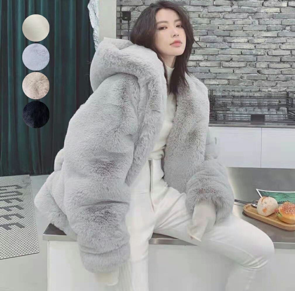 ダンスウィズドラゴンLADIES▼ファーレイヤーブルゾン　サイズ　L ダンスウィズドラゴンLADIES▽ファーレイヤーブルゾン サイズ L ダンス