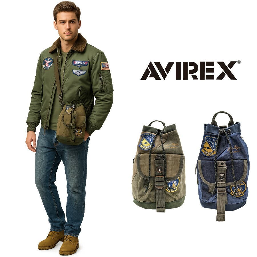 AVIREX】AVX3529K トップガン ミニボンサック[品番：KINW0001383