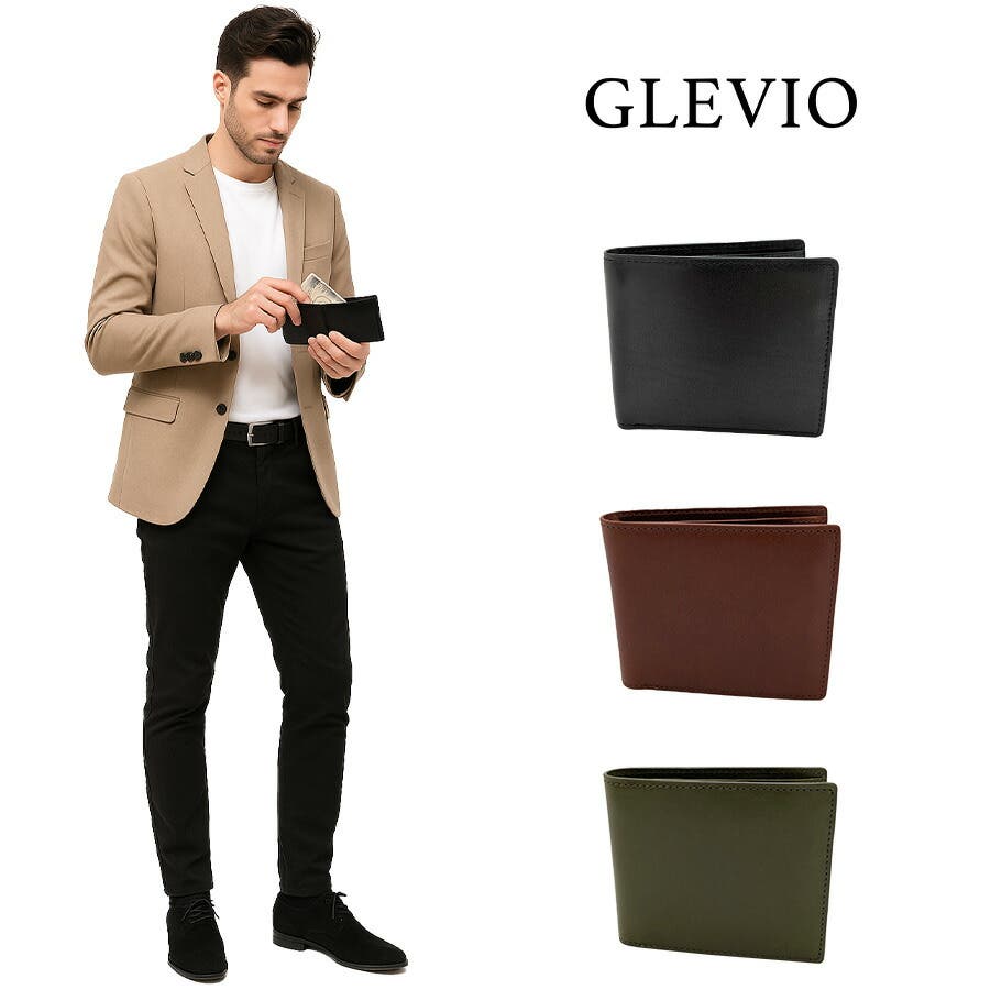 GLEVIO】 fs26 栃木レザー二つ折り財布[品番：KINW0001991]｜Tasche