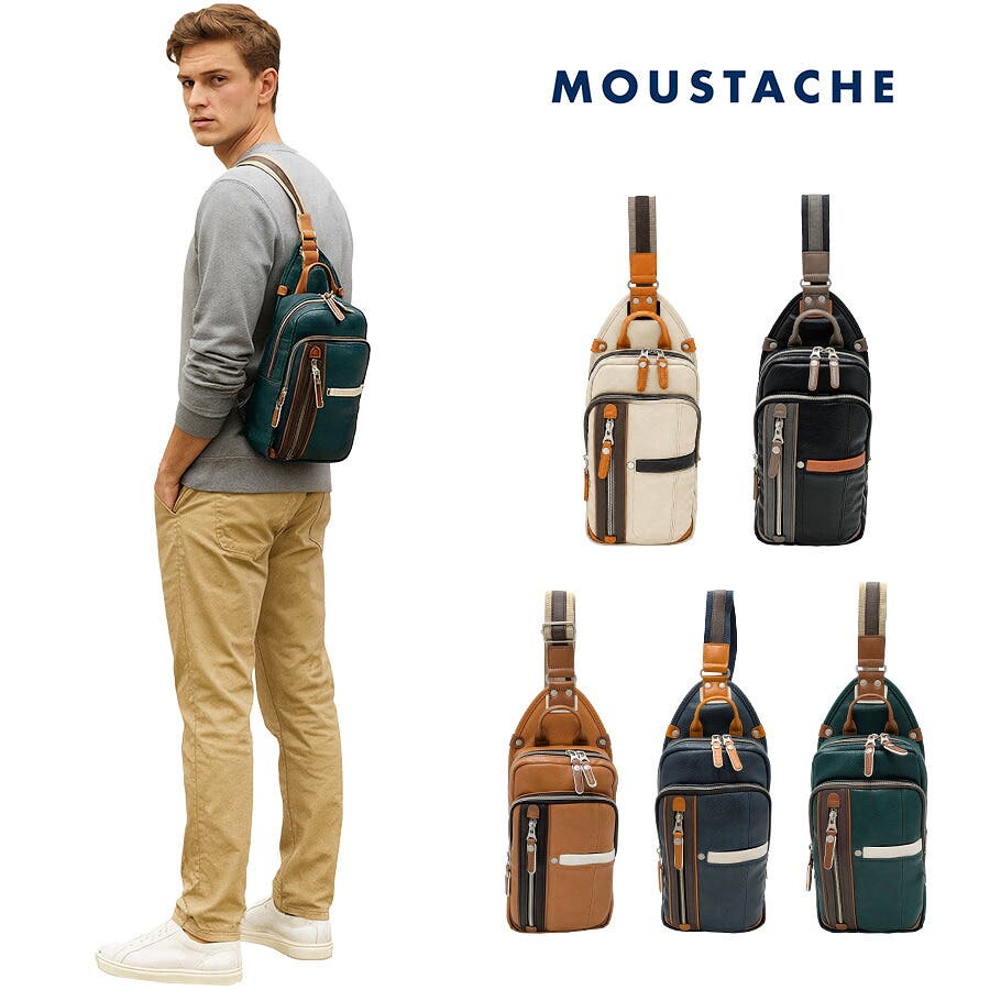 MOUSTACHE】yvq5985 ボディバッグ 斜め掛け[品番：KINW0002118