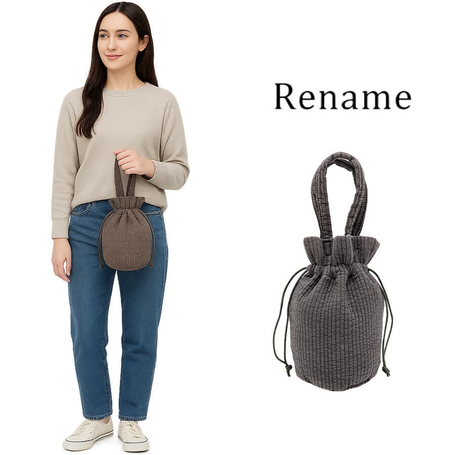 Rename】rhc23036 ヌビ ミニ巾着バッグ[品番：KINW0002024]｜Tasche