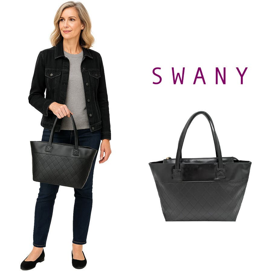 SWANY】a387 リッチダイヤキルティング サブバッグ[品番：KINW0002027