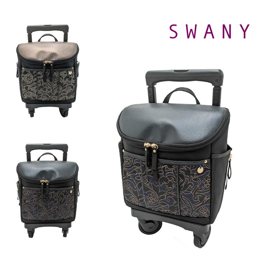 美品✨ SWANY　本革 レザー　機内持込　ビジネス キャリーケース　南京錠つき 美品✨ SWANY 本革 レザー 機内持込 ビジネス キャリーケース