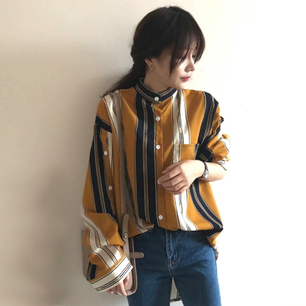 カラーシャツ ブラウス 秋冬[品番：TY000006643]｜teddyshop（テディー