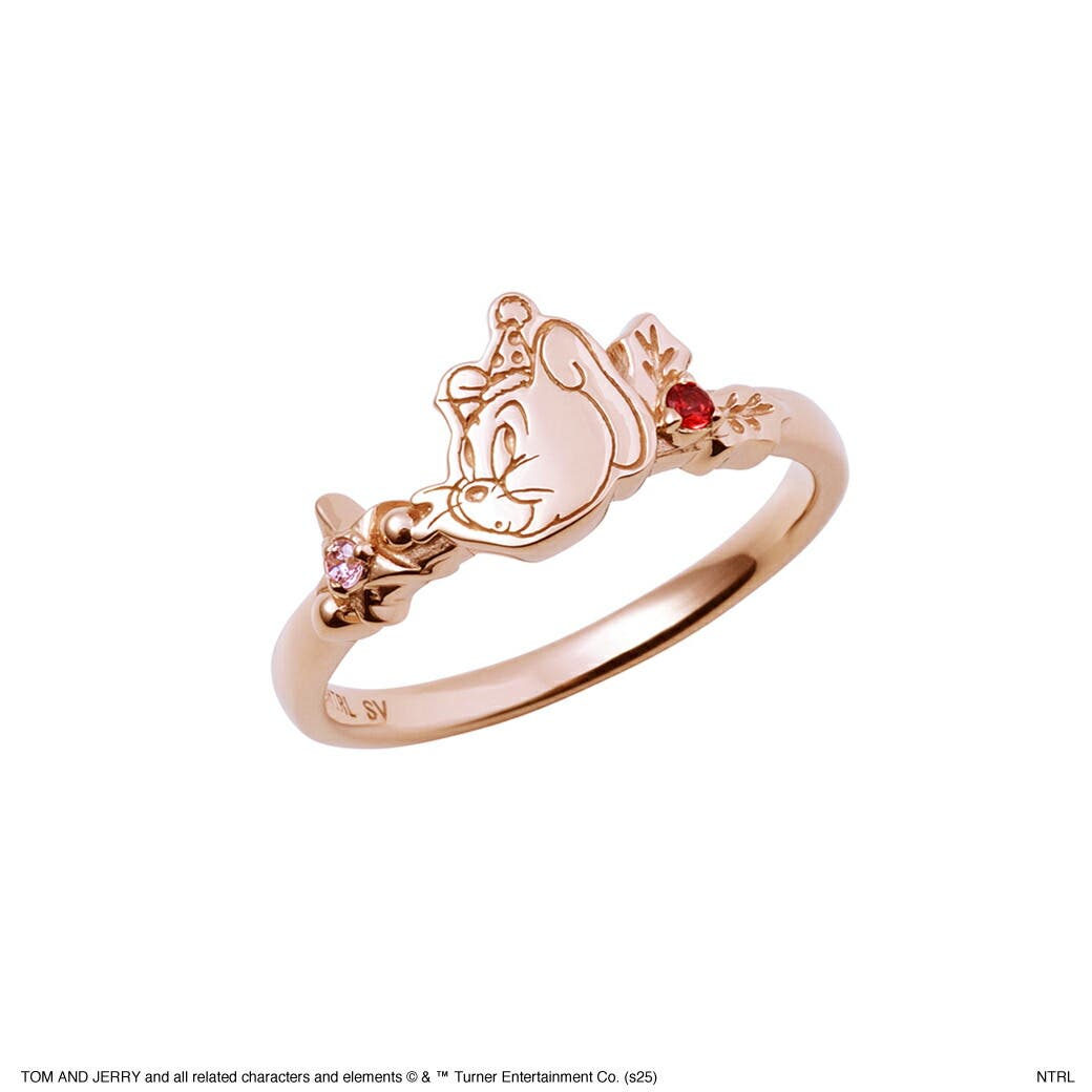 トムとジェリー×THE KISS 2025クリスマス限定リング[品番：TKSA0004818