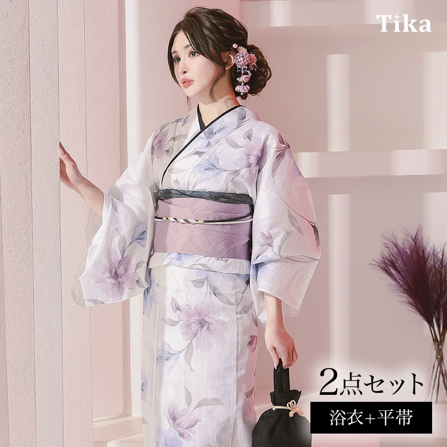 Tika 浴衣2点セット 浴衣[品番：XK000013544]｜Tika（ティカ