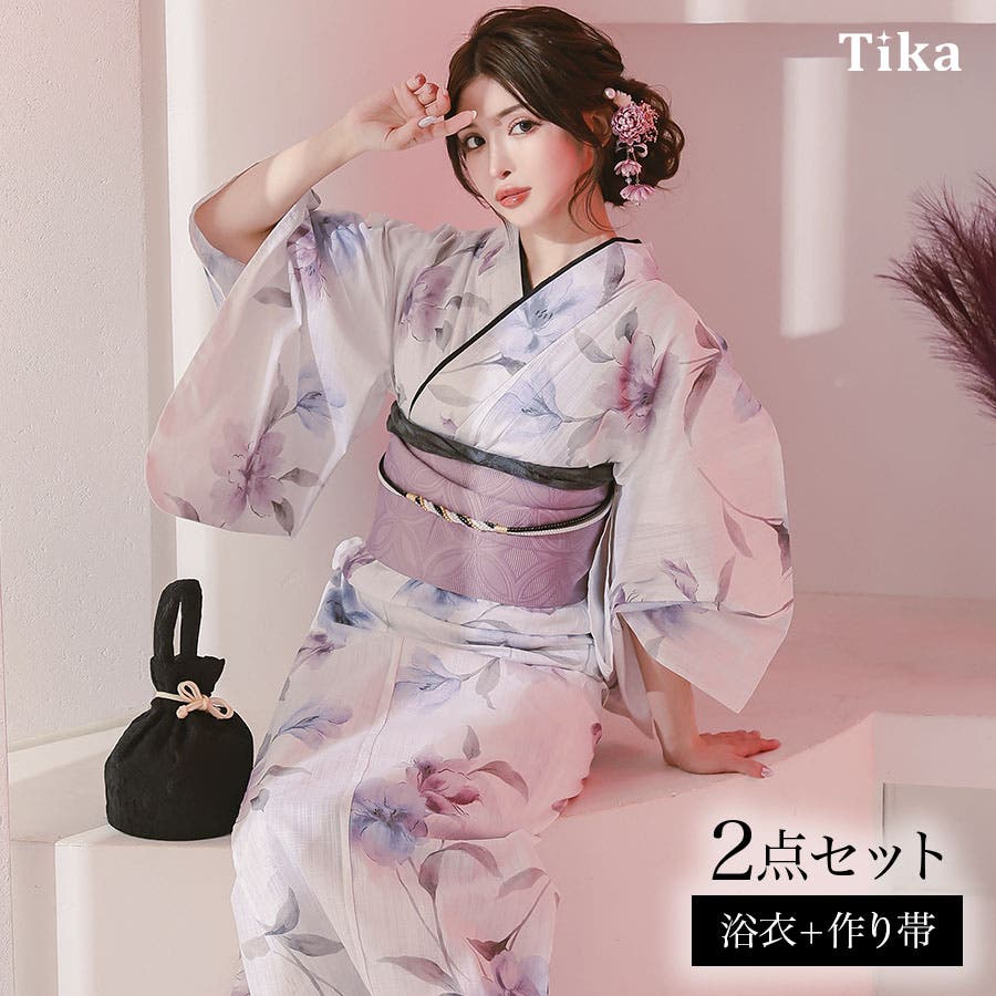 Tika 浴衣2点セット 浴衣[品番：XK000013545]｜Tika（ティカ