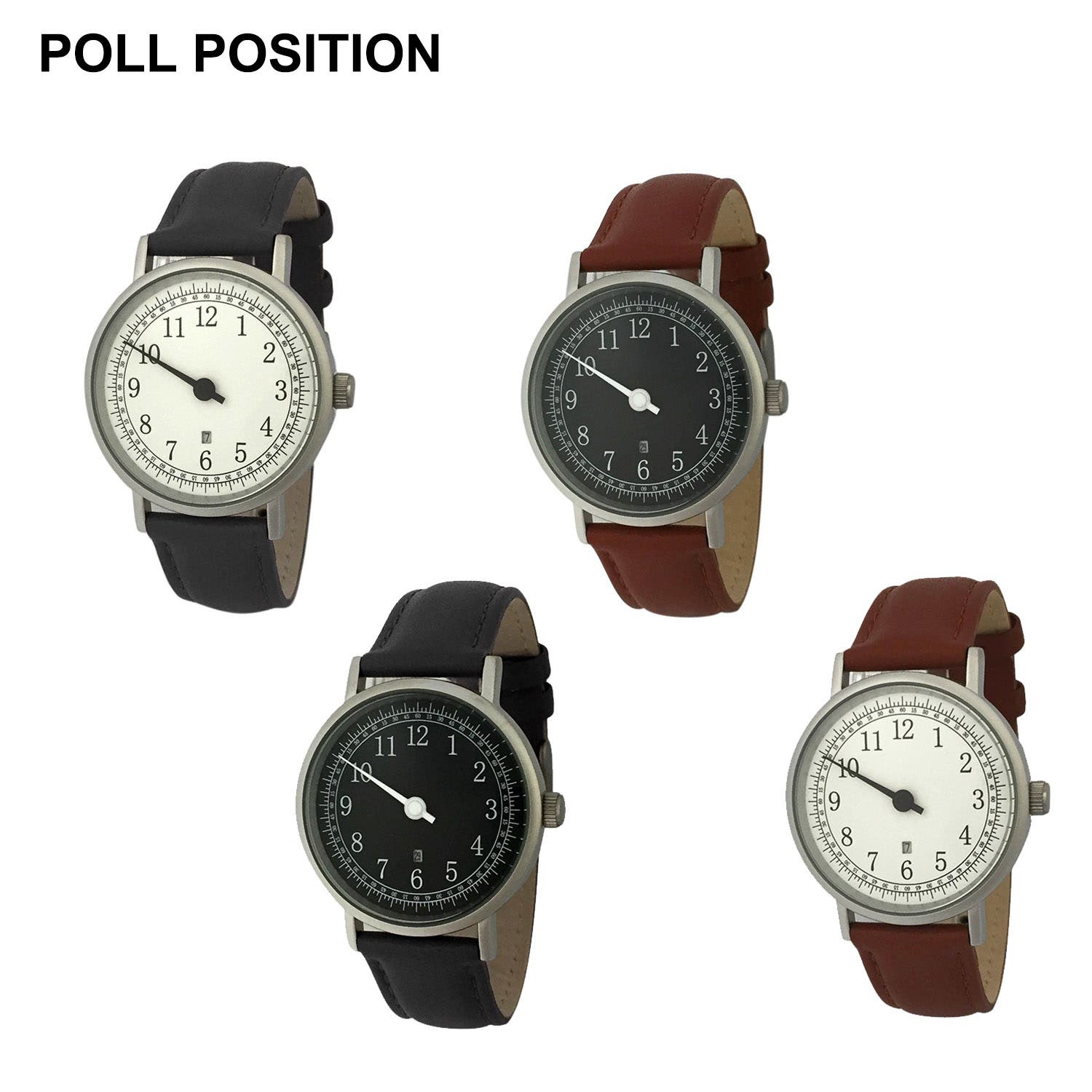 POLL POSITION(ポールポジション) 1本針 ギミックウォッチ[品番 