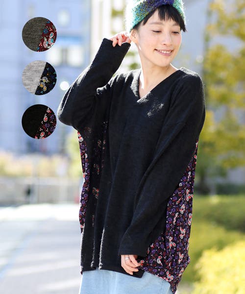 楽天市場】チュニック（素材（生地・毛糸）麻・リネン・柄刺繍