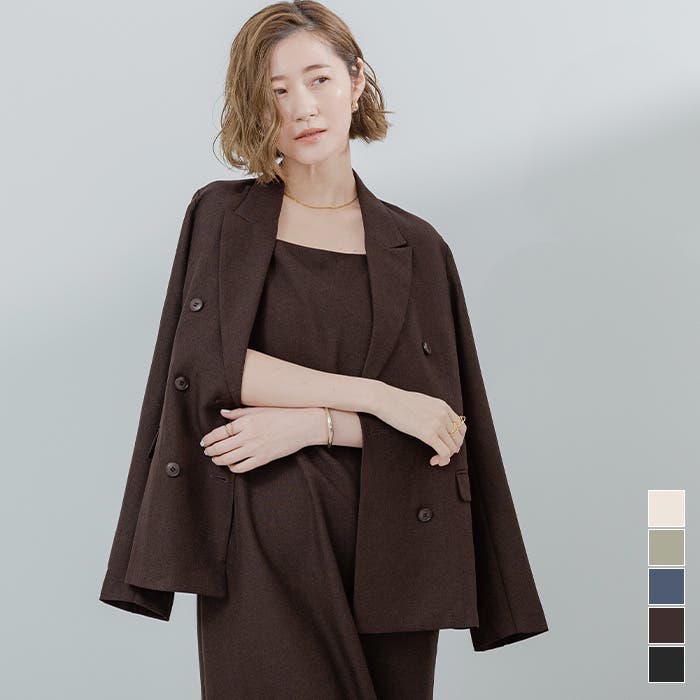 PLANTATION 23AW BIZEN ダブル WAVEジャケット リネン PLANTATION 23AW BIZEN ダブル WAVEジャケット リネン