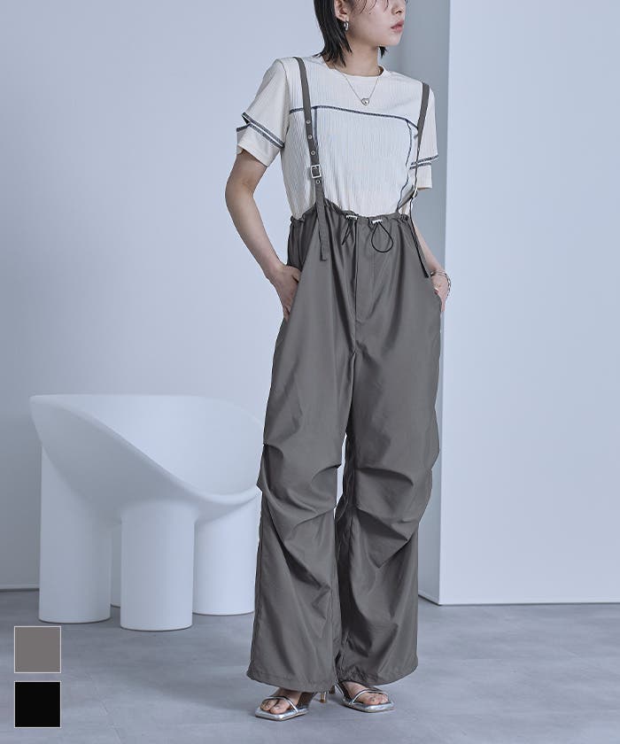 新品未使用　BEATRICE ラベンダー　パラシュートパンツ 新品未使用 BEATRICE ラベンダー パラシュートパンツ - メルカリ