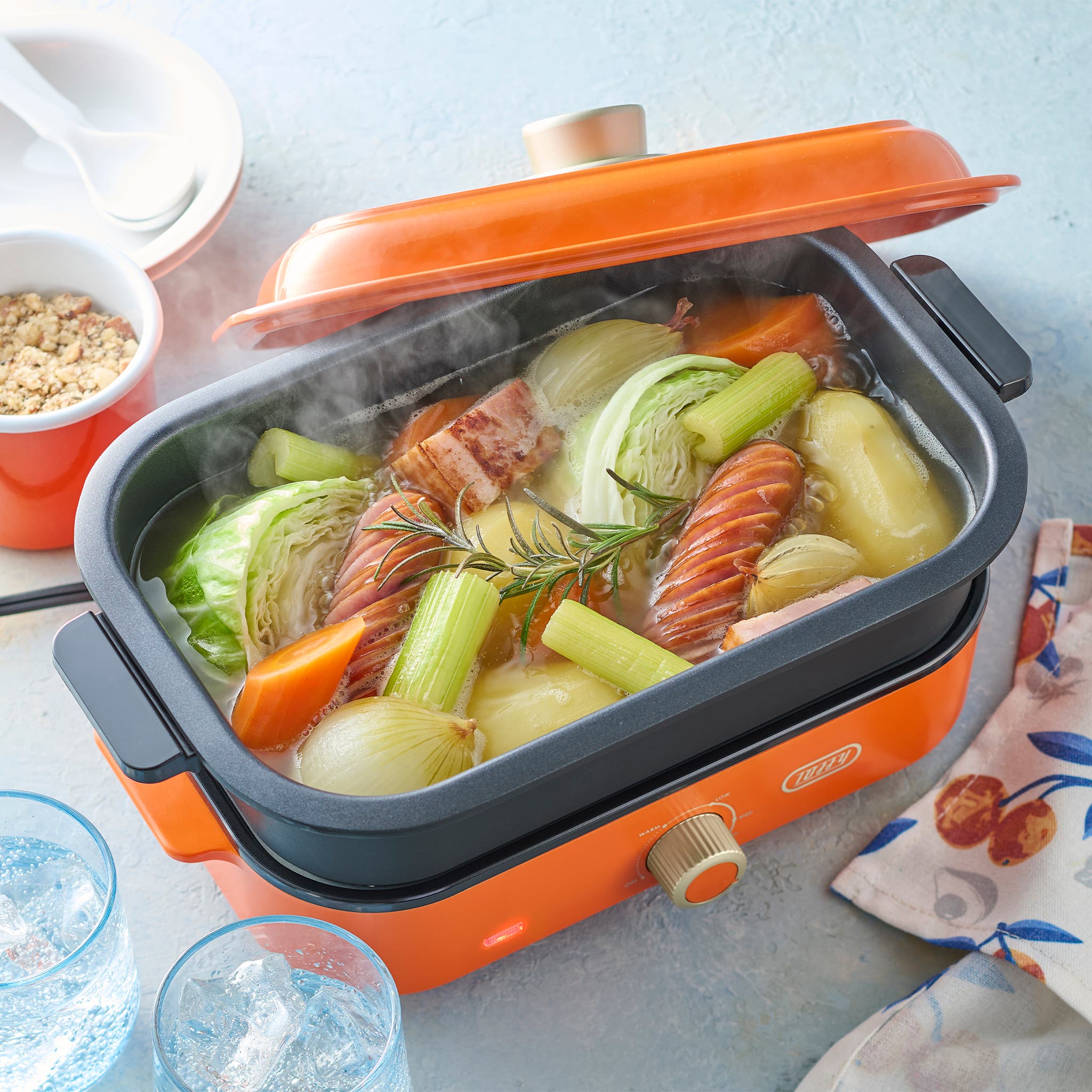 おしゃれなtoffy多機能ホットプレート ウッドベース付き 楽天市場】トフィー コンパクトホットプレート用 マルチプレート