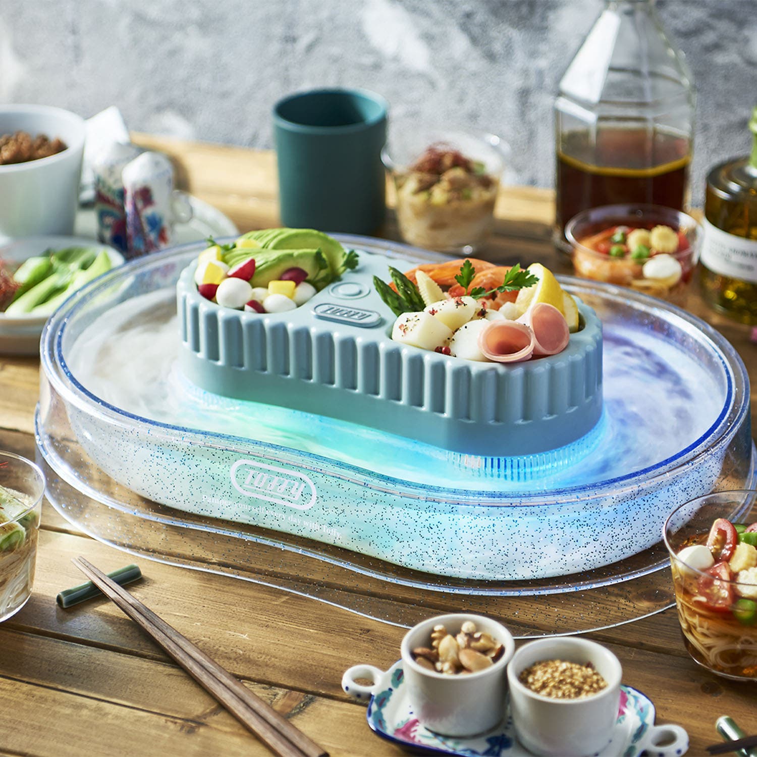TOFFY トフィー きらきら 流しそうめん器 LEDライト付き コードレス Toffy/トフィー】 きらきら流しそうめん器[品番：TOFH0000146