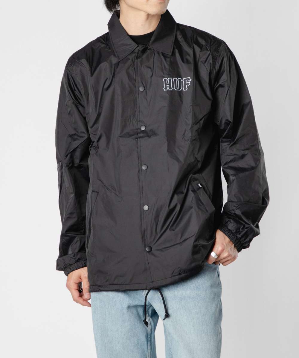 HUF トラックジャケット L ブラウン　アウター 長袖 ストリート HUF トラックジャケット L ブラウン アウター 長袖 ストリート
