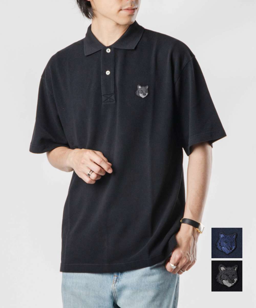 アウトレット】MAISON KITSUNE メゾンキツネ ニットポロシャツ