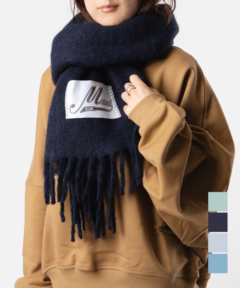 マルニ　MARNI マフラー　アイリスブルーメランジ 楽天市場】マルニ MARNI レディース マフラー SCMC0059Y0 UTW918