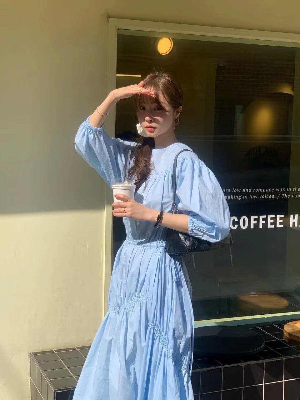 クルーネック長袖リボンワンピース[品番：NTRW0009861]｜Ulysses