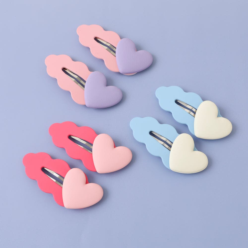 ぷっくりハートデザインヘアピン[品番：VINK0001731]｜URBAN CHERRY