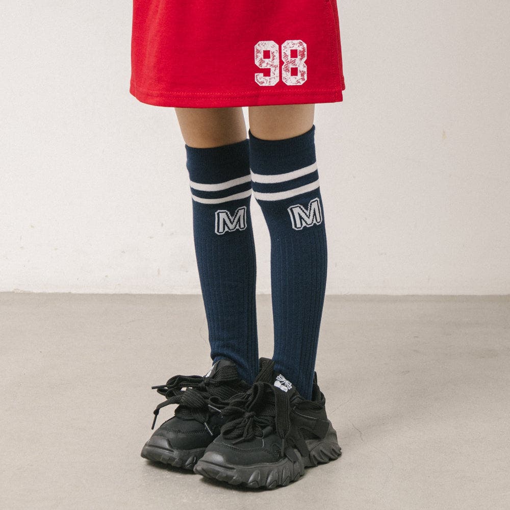 3足セット】ラインリブロゴソックス[品番：VINK0003762]｜URBAN