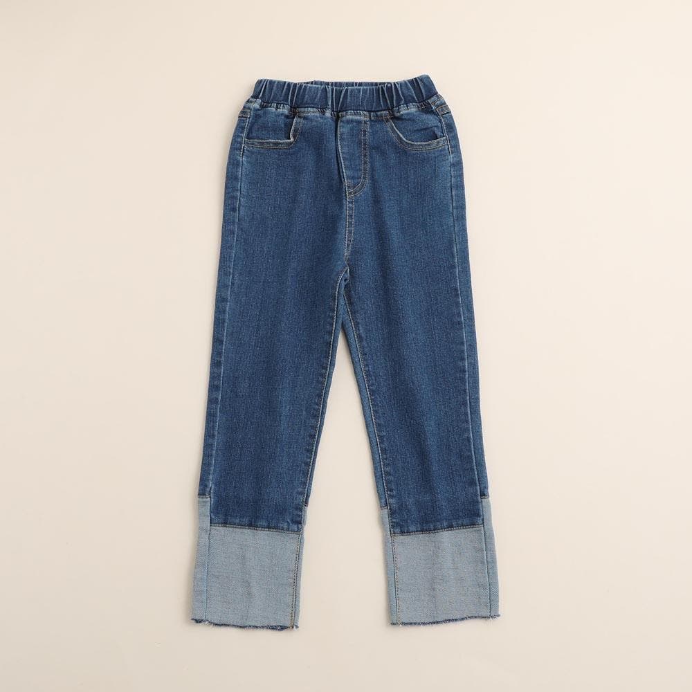 希少　FIVEL GENE 変形デニム　ボタン　ツートンカラー　M 希少 FIVEL GENE 変形デニム ボタン ツートンカラー M