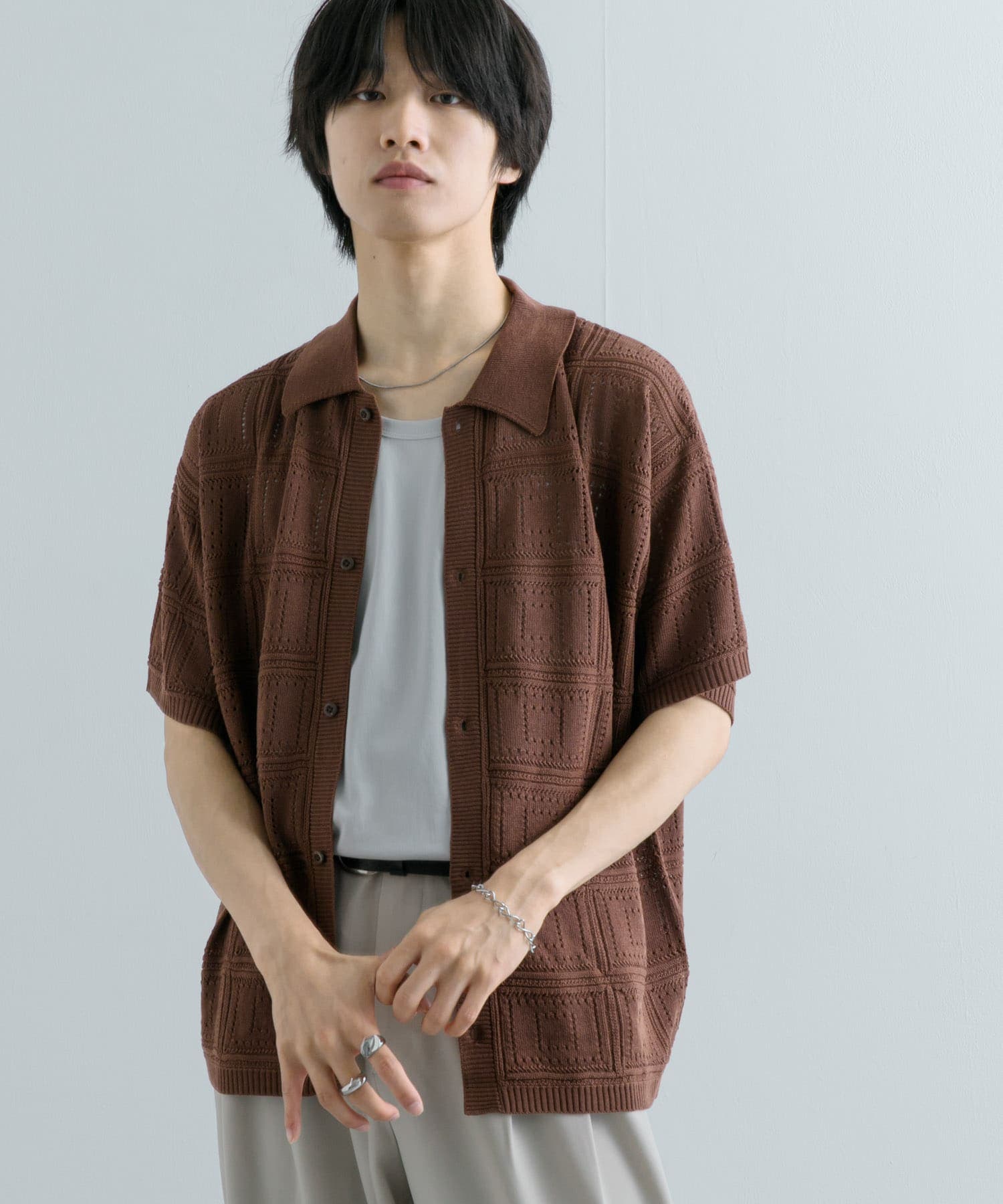 BANKS JOURNAL 新品タグ付 ニットカーディガン B10480