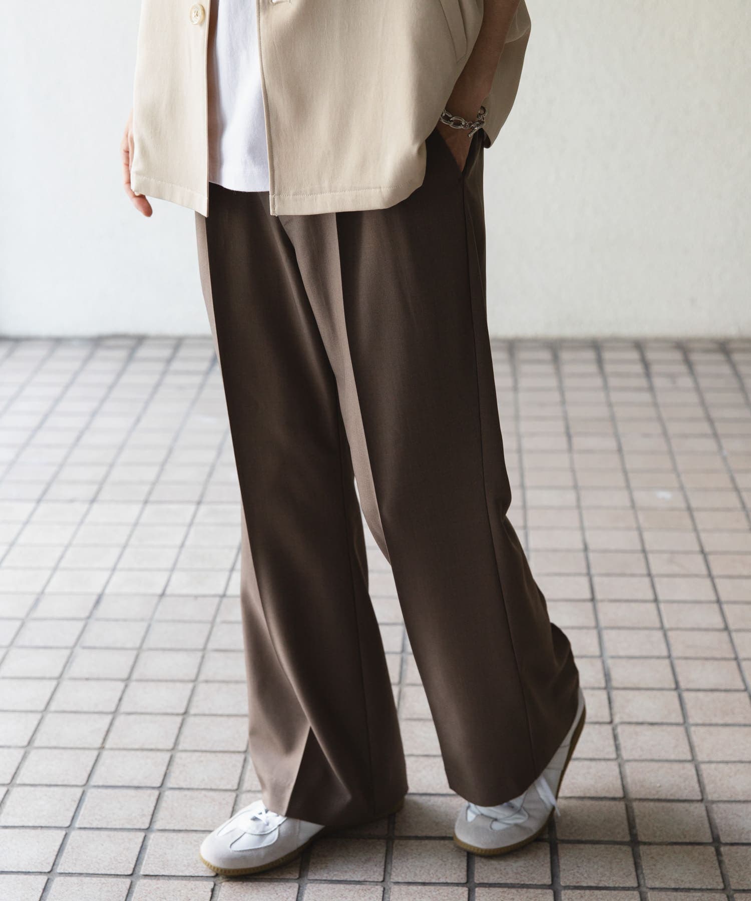 Re:EDIT 2BUY20%OFFクーポン スラックス レディース パンツ