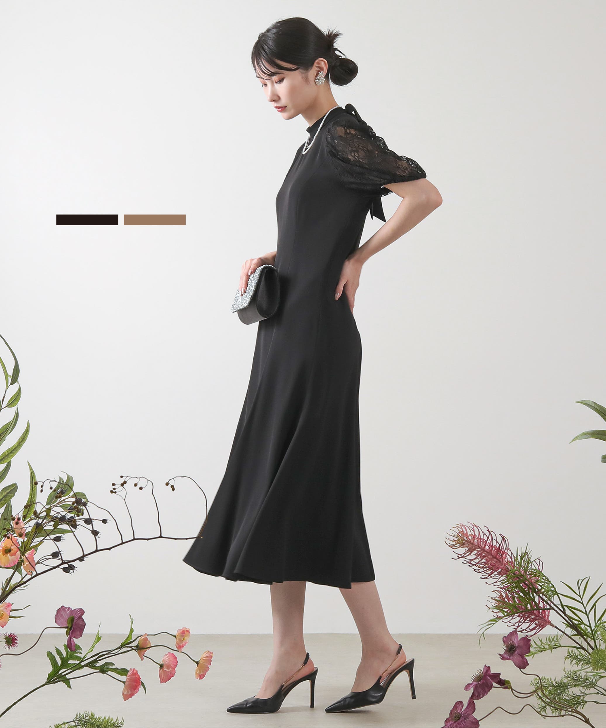ワンピースドレス 結婚式 ワンピース[品番：BECW0010204]｜kana