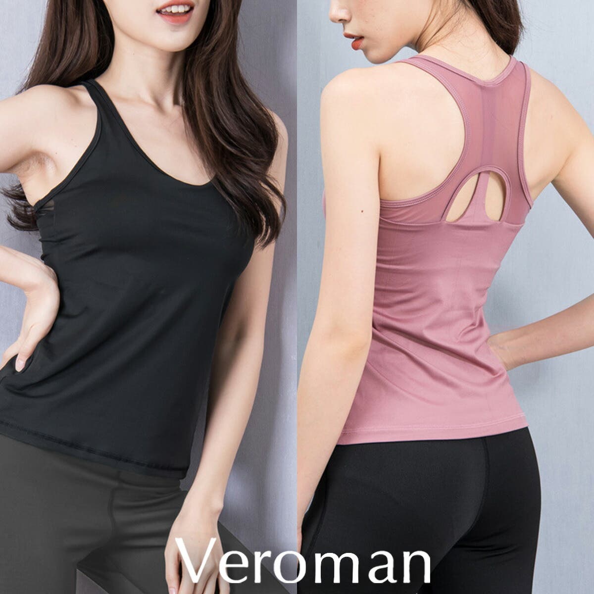 新品❤️VSX SEXY SPORT❤️ピンク タンクトップ❤️ヨガランニング ppi-ttb4_1.jpg