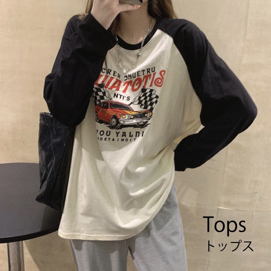ロンT レディース ラグランスリーブ[品番：VCTW0004349]｜VICTORIA