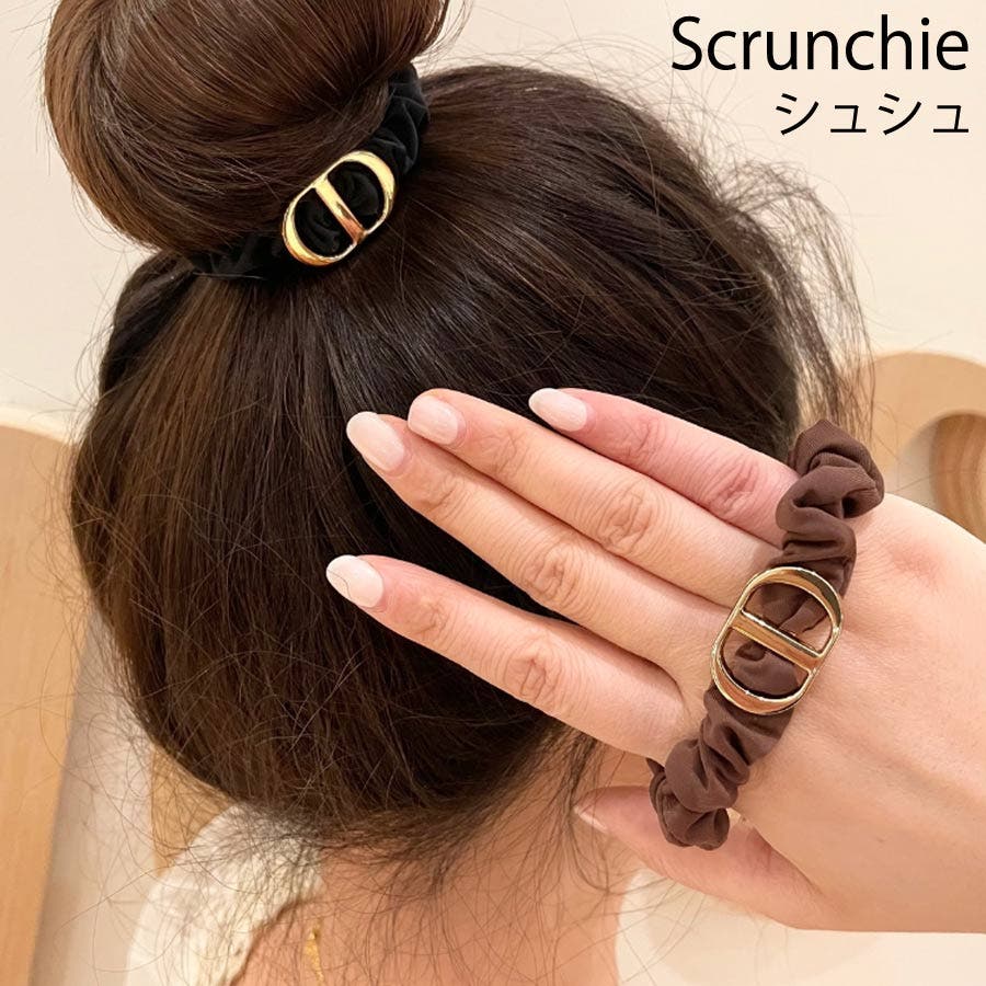 ヘアゴム シュシュ ヘアアクセサリー[品番：VCTW0004477