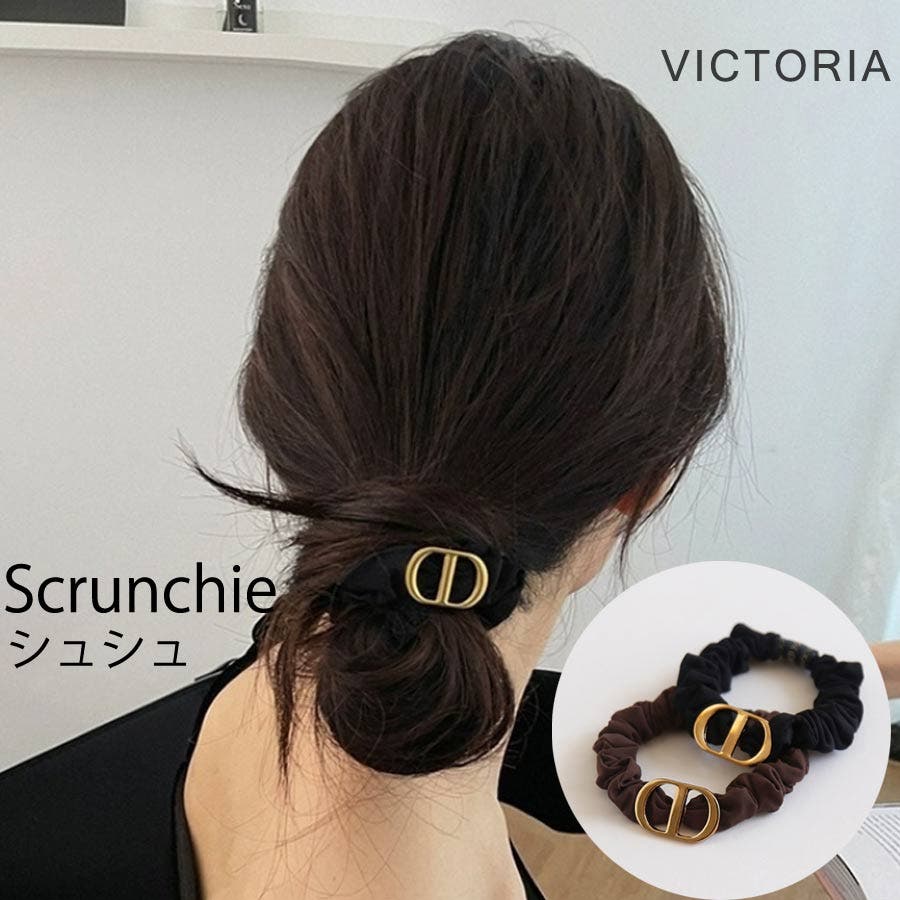 ヘアゴム 大人可愛い Dロゴ[品番：VCTW0004521]｜VICTORIA