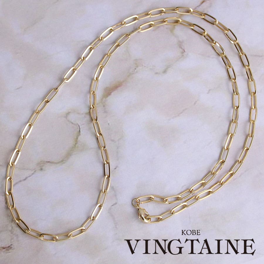 極美品✨VALENTINO ロングチェーンネックレス ゴールド VLTN 119947.jpg