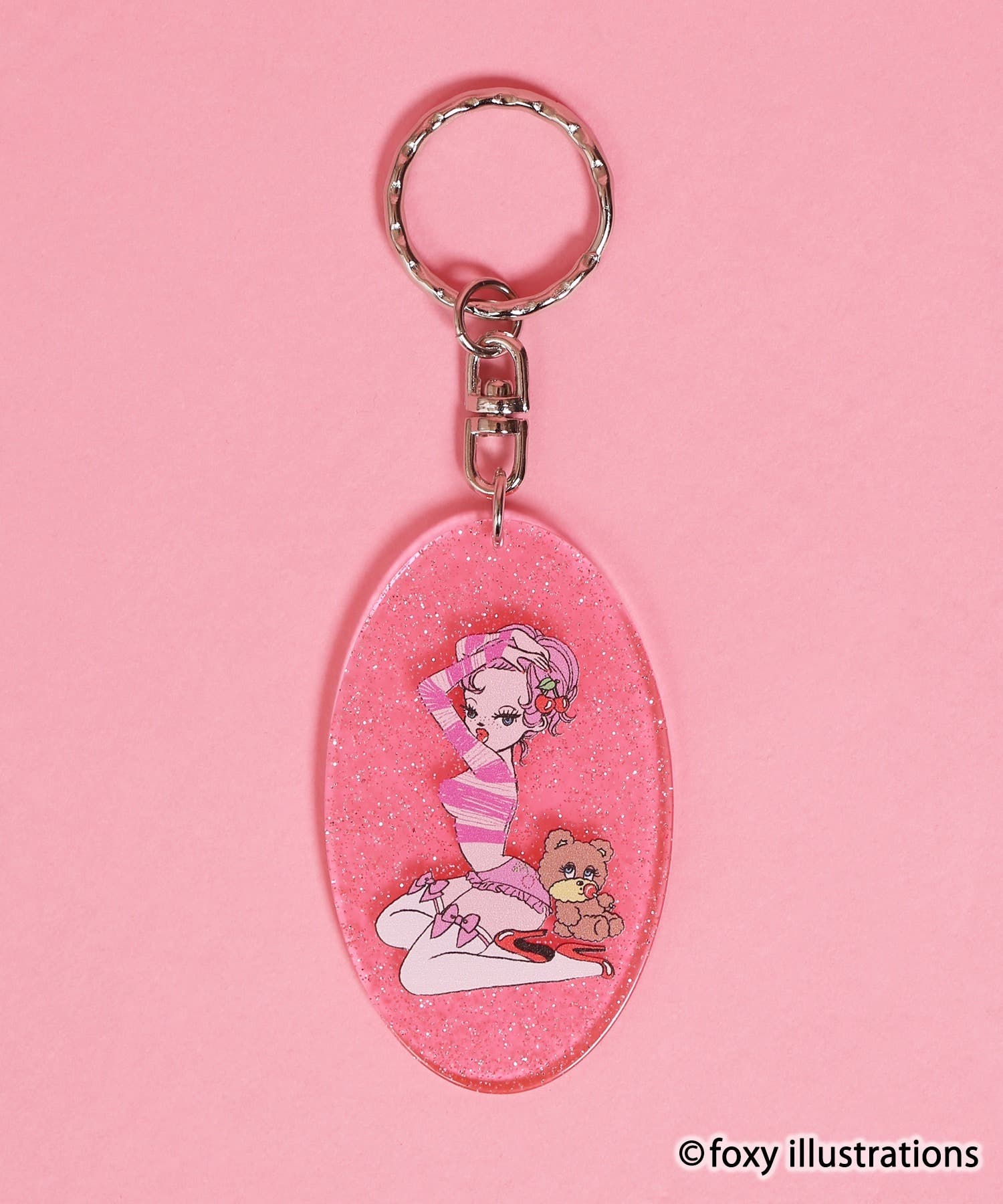 WC】【foxy illustrations WC】キーホルダー[品番：WG010073698