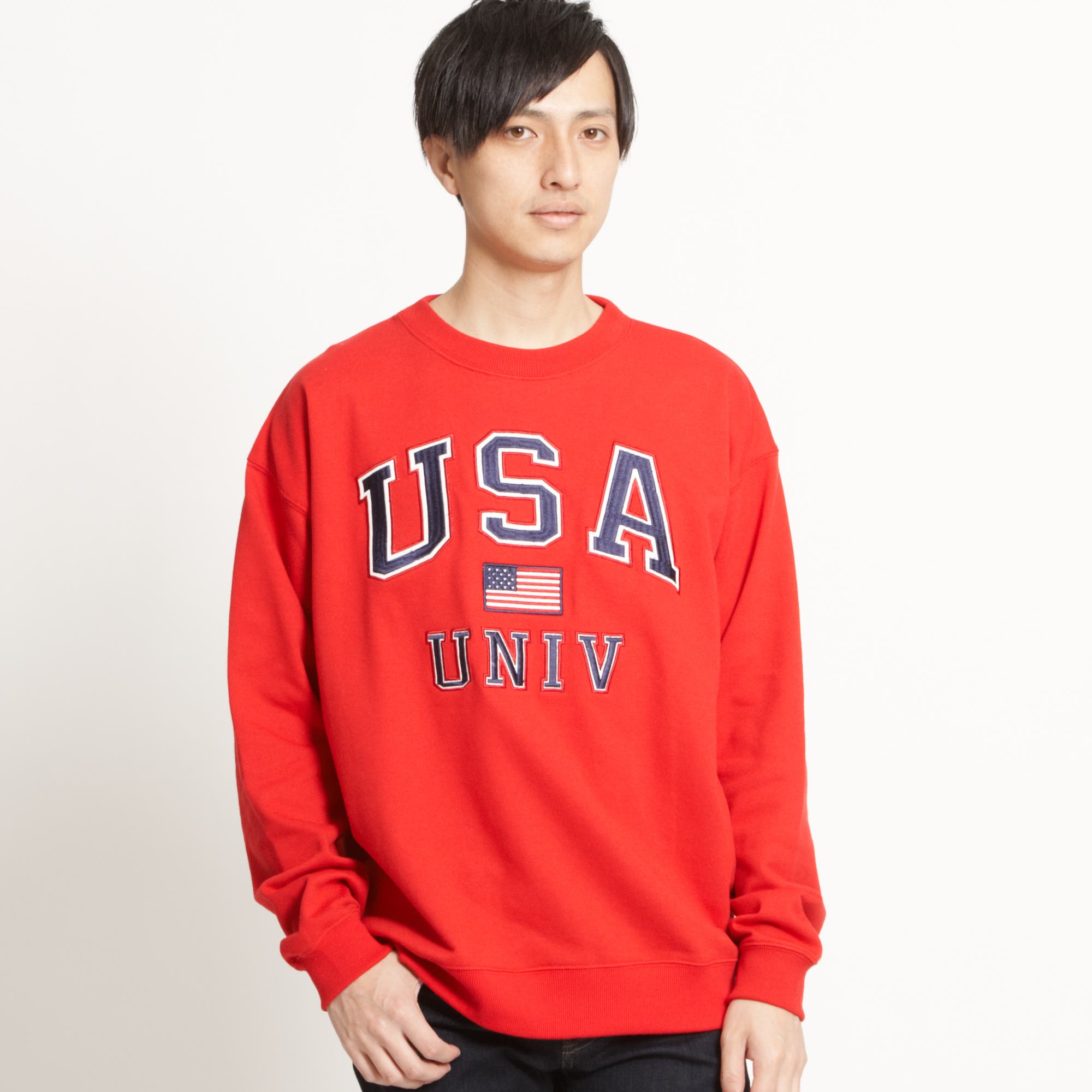 USAワッペンロゴプルオーバー BV18SP03-M005[品番：WG010028857