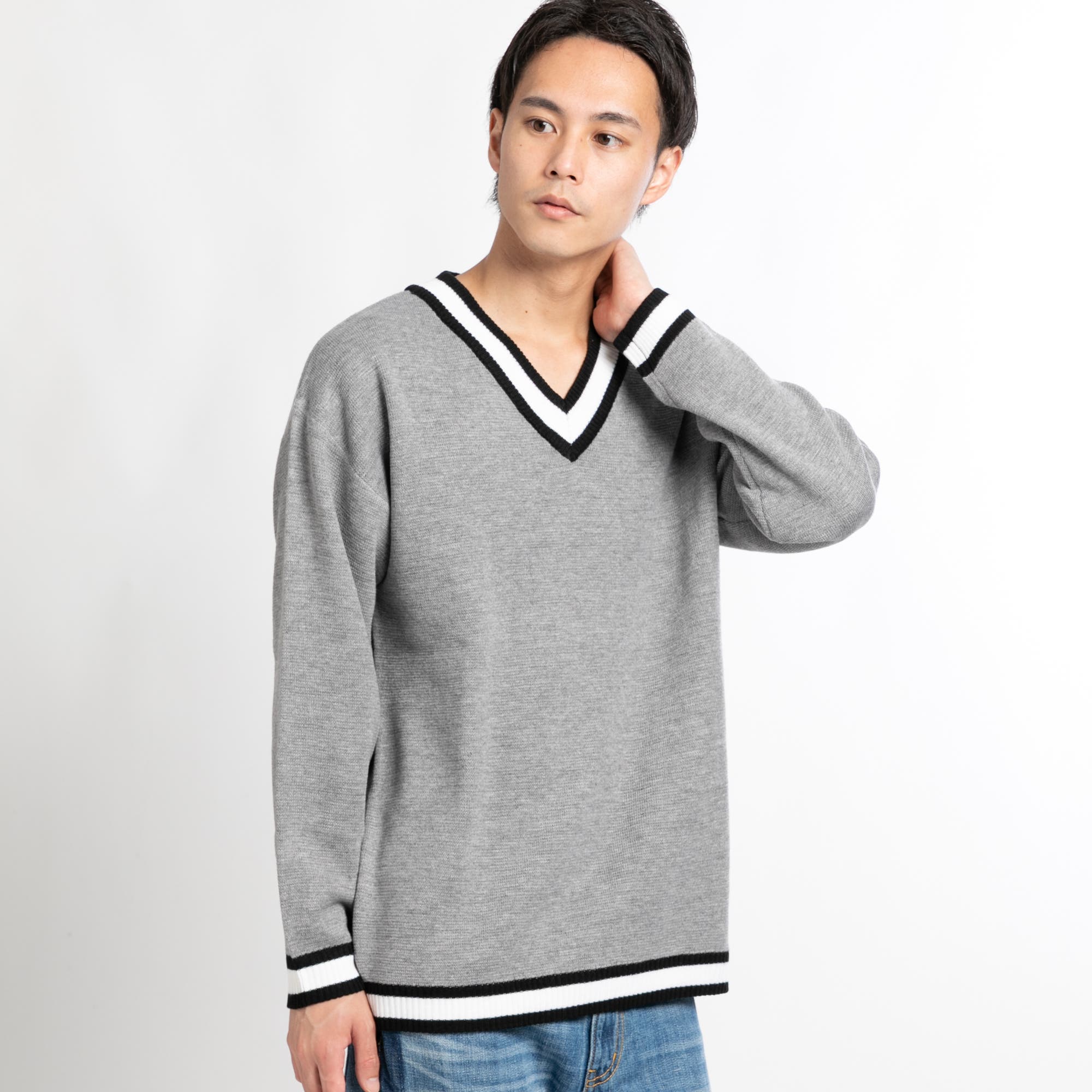 チルデンVネックニット BR18SP01-M019[品番：WG010029126]｜WEGO【MEN