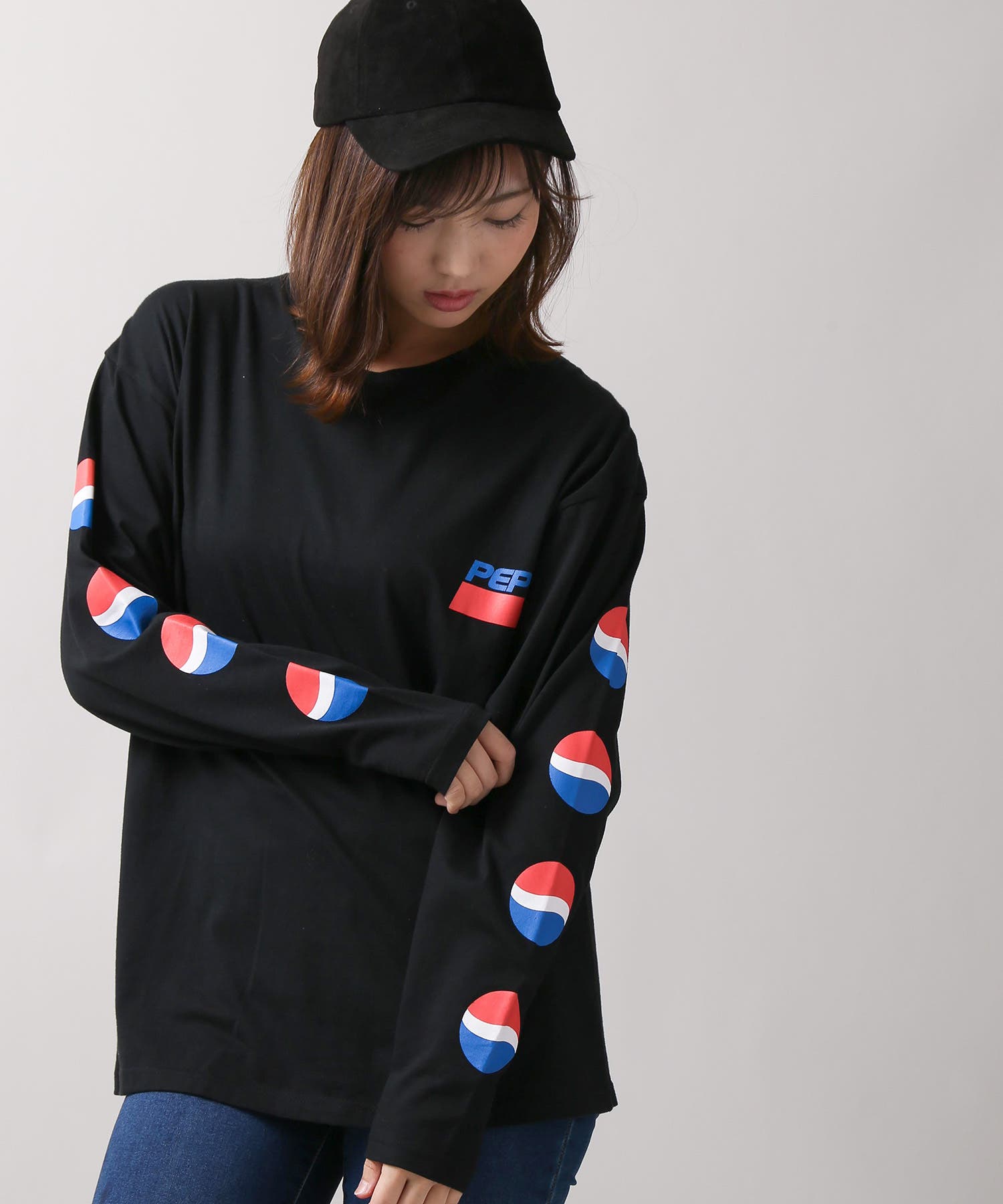 PEPSI別注ロンT MC18SM04-M004[品番：WG010030351]｜WEGO【WOMEN
