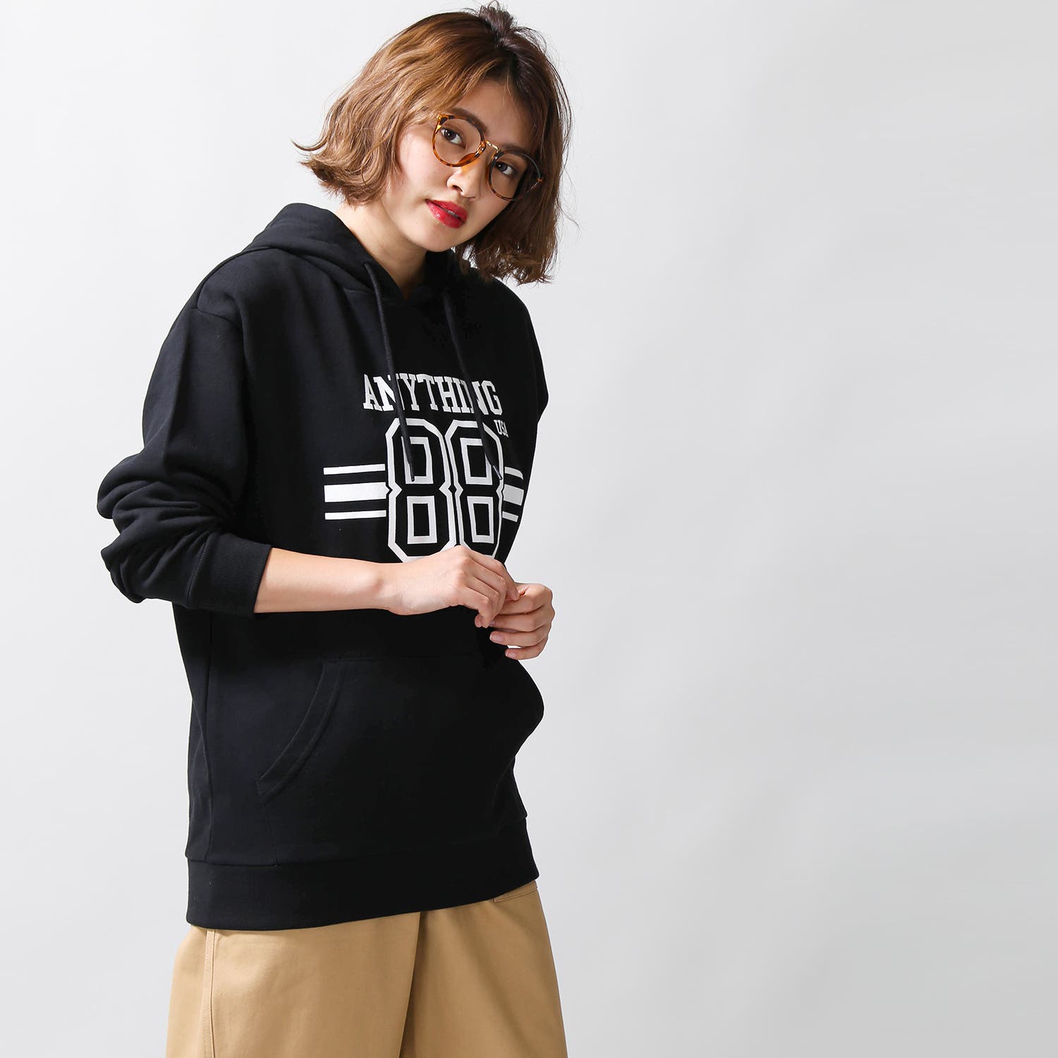 サイドラインナンバリングパーカー[品番：WG010092965]｜WEGO