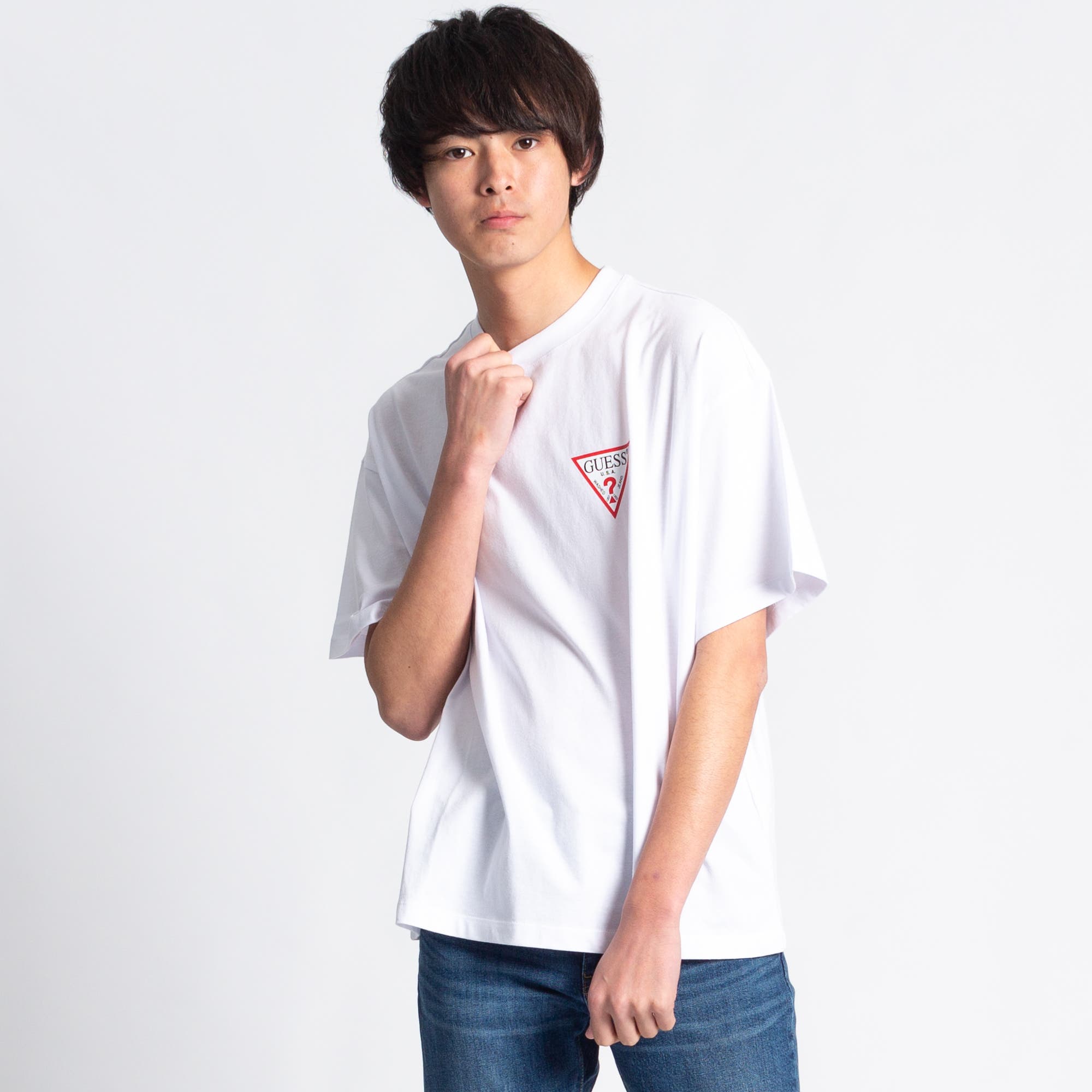 GUESS別注バックロゴビッグTシャツ MJ2K8002WG[品番：WG010036857 