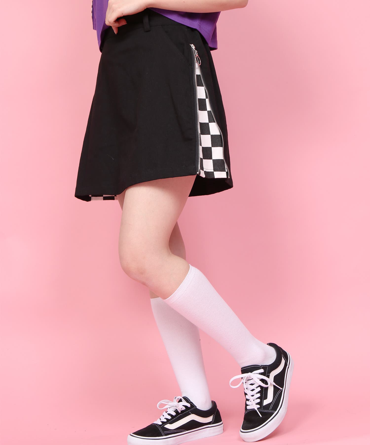 WC】サイドZIPフラッグスカート[品番：WG010037582]｜WEGO【WOMEN