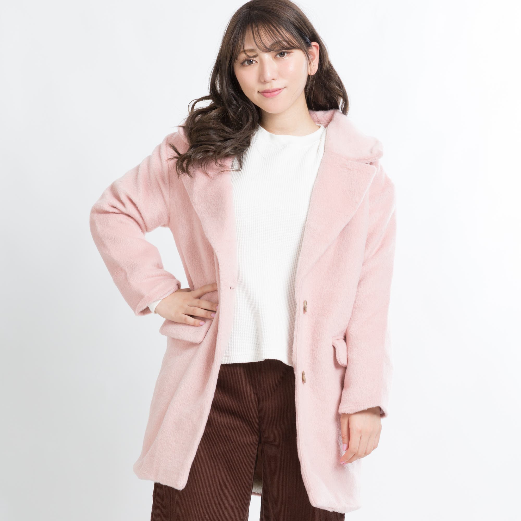 BIGカラーチェスターコート[品番：WG010004853]｜WEGO【WOMEN