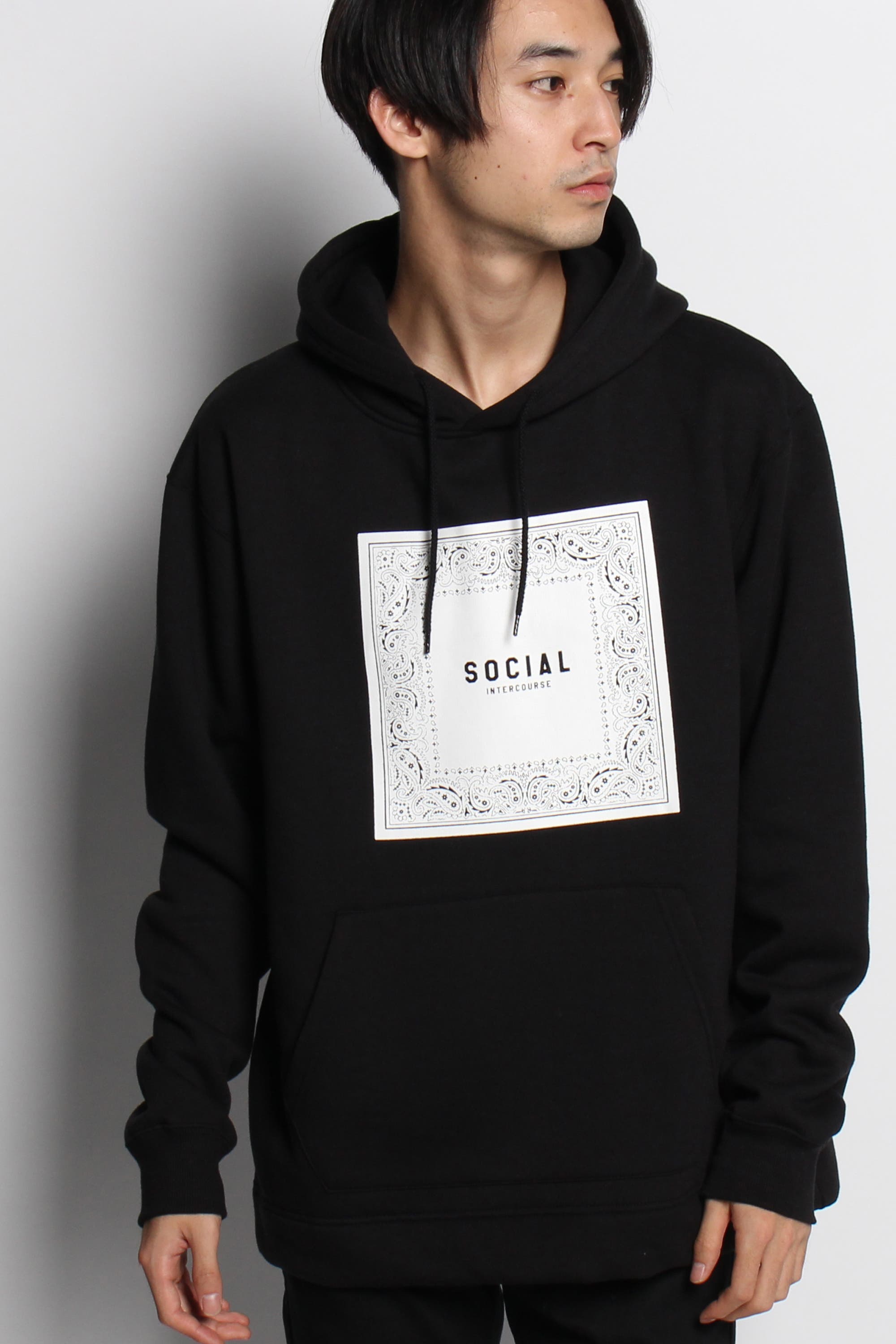バンダナBOXプルパーカー[品番：WG010003671]｜WEGO【MEN】（ウィゴー