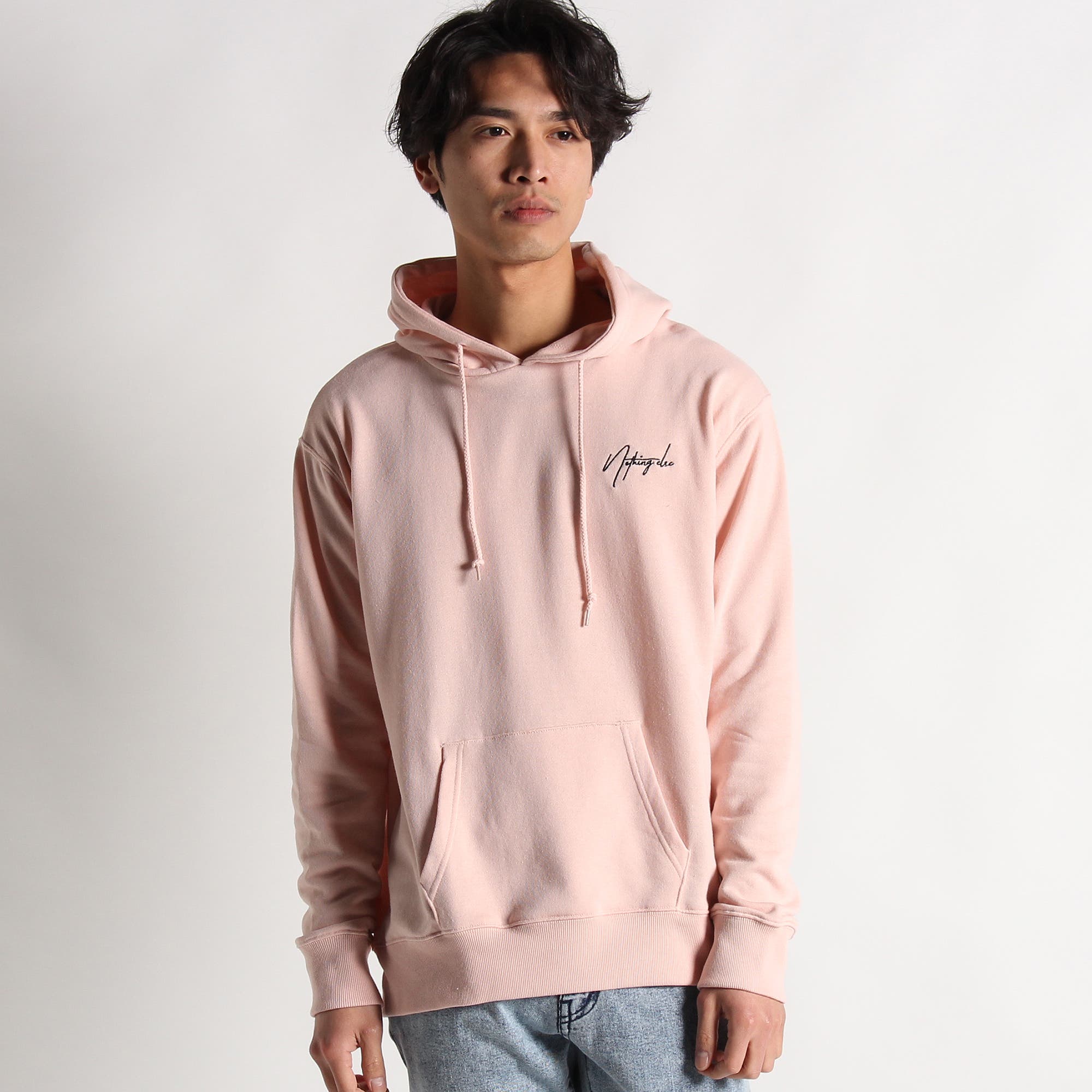 ロゴ刺繍プルパーカー[品番：WG010017339]｜WEGO【MEN