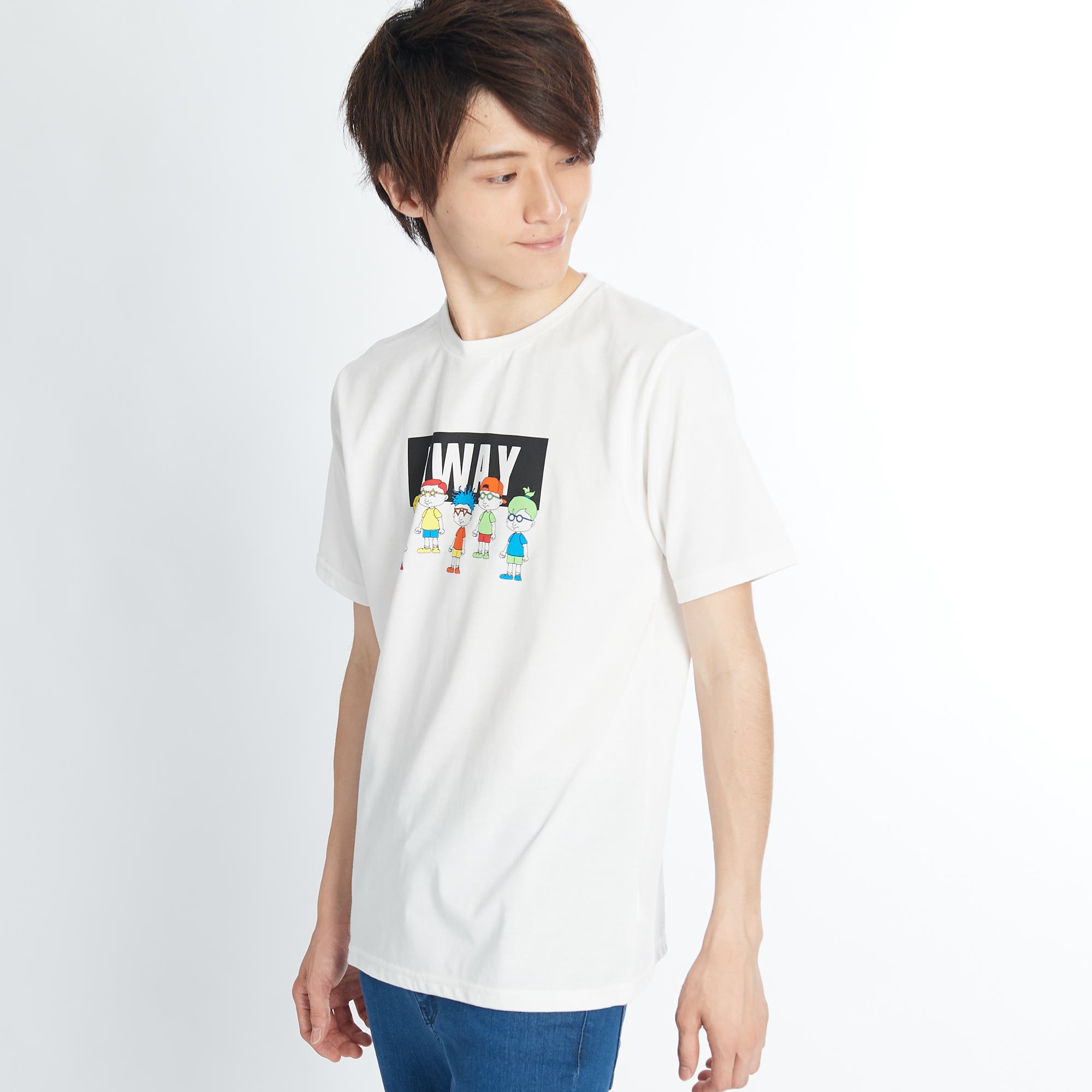 AWAYロゴTシャツ[品番：WG010021685]｜WEGO【MEN】（ウィゴー 