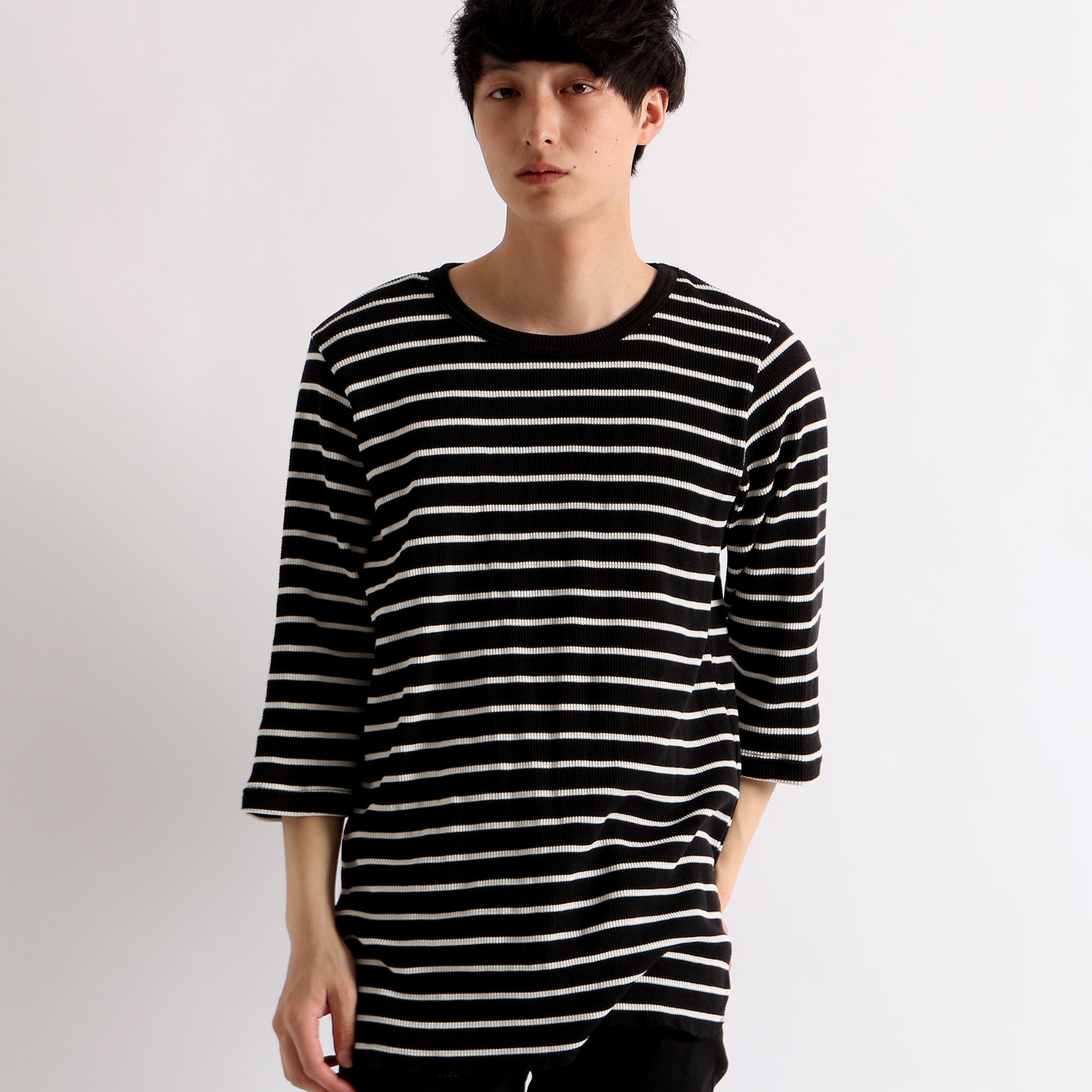 WEGO/7分袖ワッフルカットソー[品番：WG010012534]｜WEGO【MEN