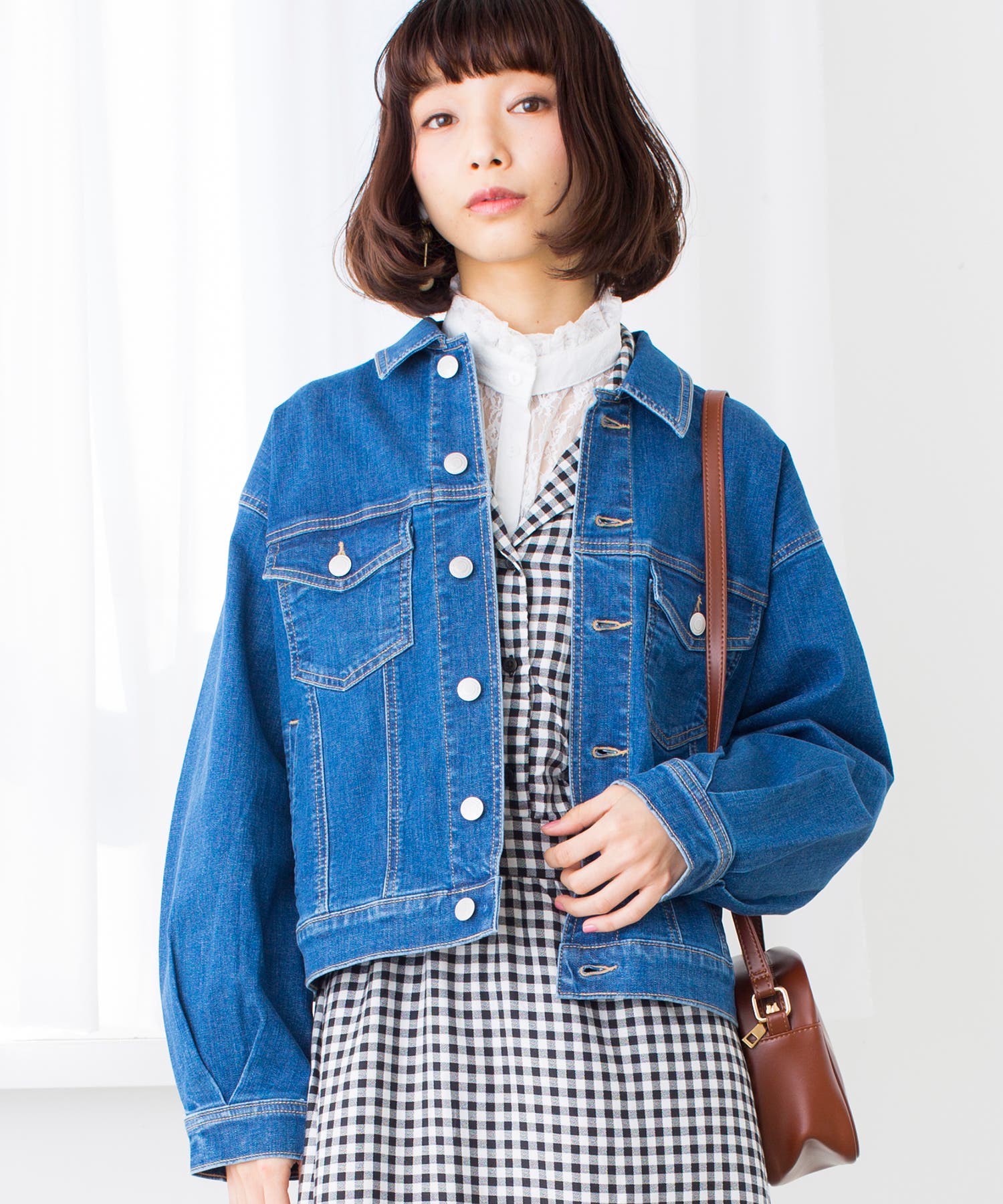 Vin ☆新品☆ ボリュームスリーブデニムジャケット ボリュームスリーブデニムジャケット - Vin - Vin｜YAMADAYA STORE