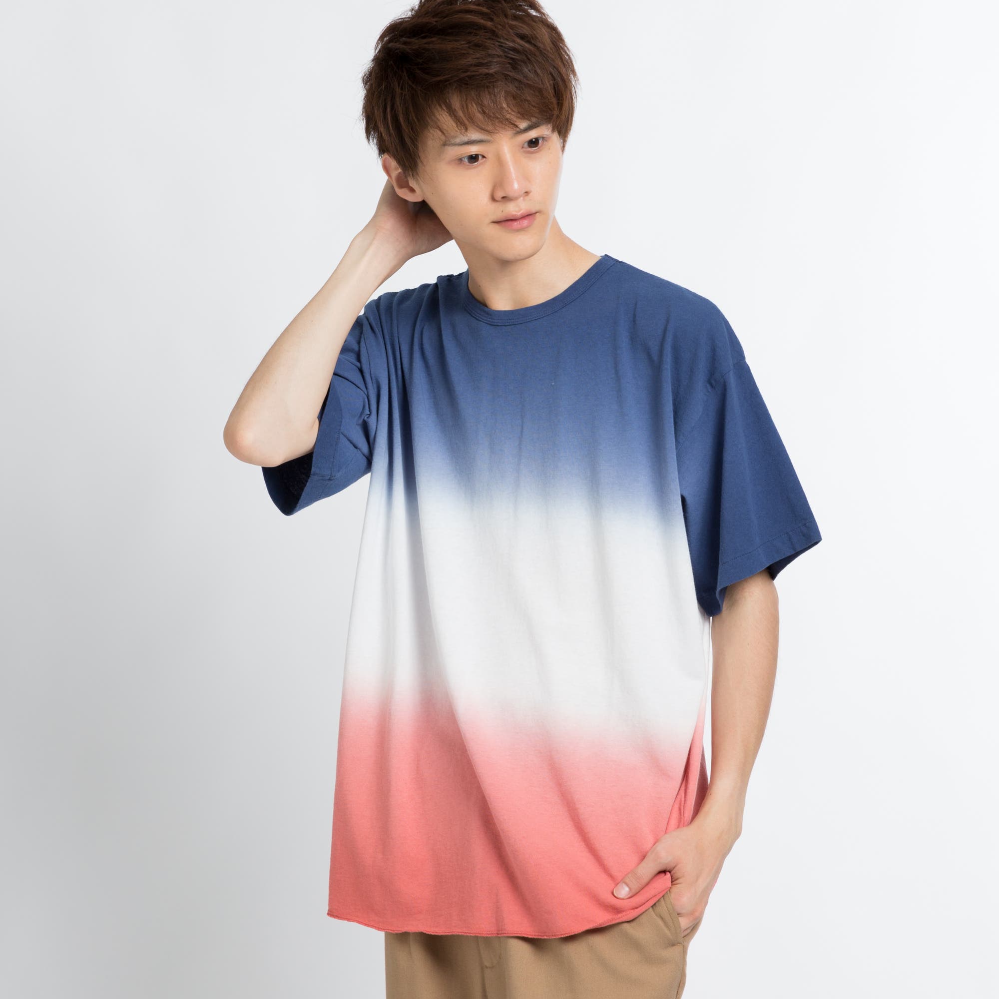 グラデーションBIG T(S)[品番：WG010021786]｜WEGO【MEN】（ウィゴー