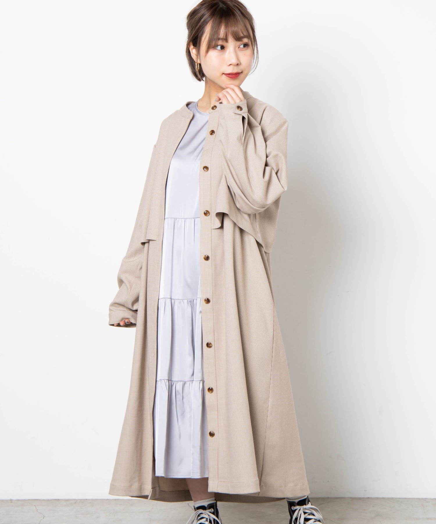 ワントーンレイヤードstyling / TSUKA / ROPÉ ｜J'aDoRe JUN ONLINE